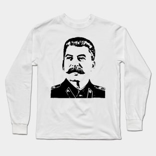 Joseph Stalin Pop Art Portrait Long Sleeve T-Shirt